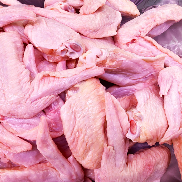 国産 若どり手羽先 100g ¥70